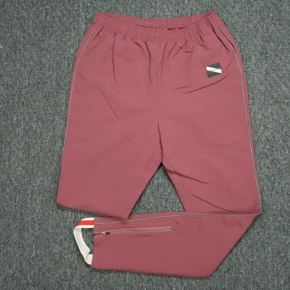 Tracksmith Pants Women Small Red Bislett Stirupps Eliot Stretch Running Training
